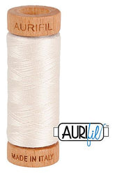 Aurifil Mako 80wt Cotton 274 m 300 yd. spool - 2311 Muslin